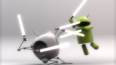 Apple vs. Android by Matt Wingett