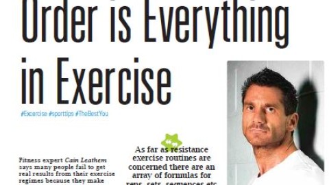 Order is Everything in Exercise