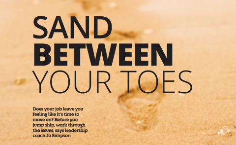 Sand between your toes- Jo Simpson