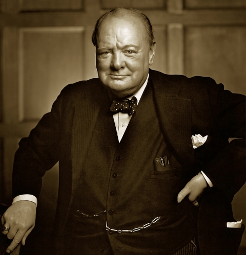 Winston Churchill: no impediment to liberty