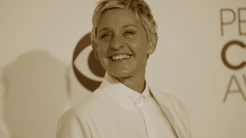 Ellen DeGeneres: funny on the up