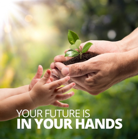 Your future is in your hands by Geoff Rolls