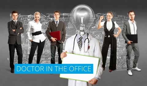 Doctor in the office – Matt Levington
