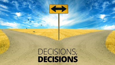 Decisions, decisions… by Jim Aitkins