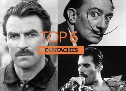 Top 6 moustaches by The Best You