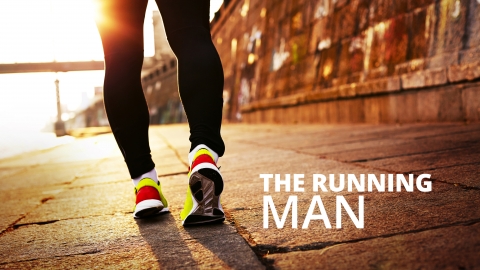 The running man by Gary Hawke