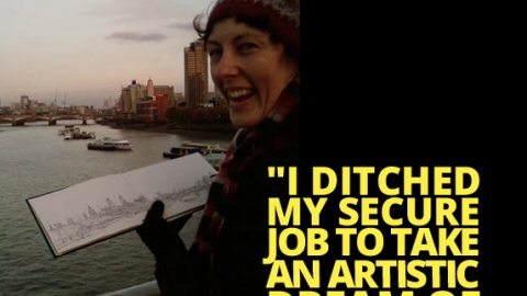 “I ditched my secure job to take an artistic dream of a lifetime” by Karen Neale
