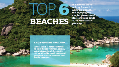Top 6… beaches