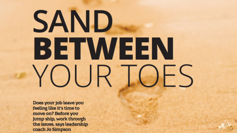 Sand between your toes- Jo Simpson