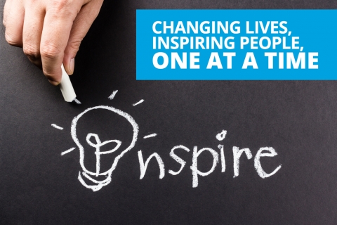 Changing lives, inspiring people, one at a time by Bernardo Moya