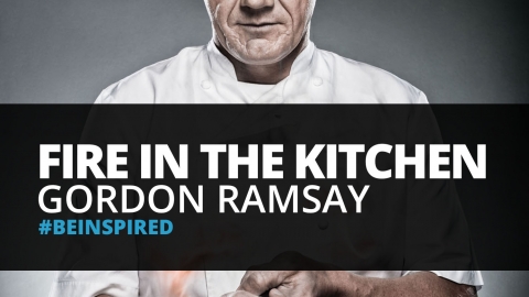 Fire In The Kitchen: Gordon Ramsay by Cherie Saunders