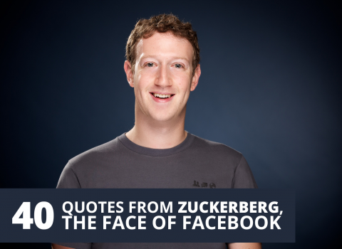 40 quotes from Zuckerberg, the face of facebook by The Best You